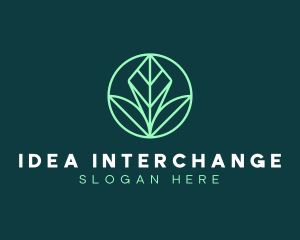 Green Leaf Landscape logo design