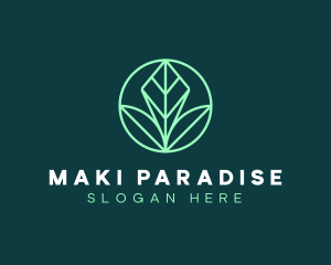 Green Leaf Landscape logo design