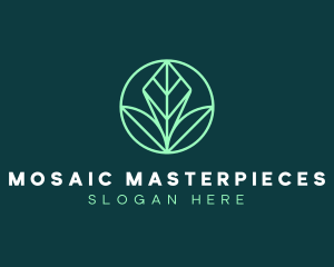 Green Leaf Landscape logo design