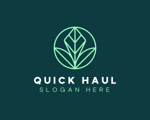 Green Leaf Landscape logo design