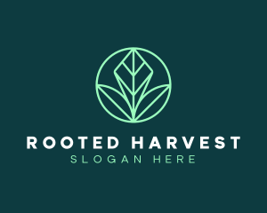 Green Leaf Landscape logo design