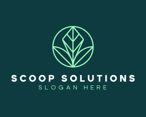 Green Leaf Landscape logo design