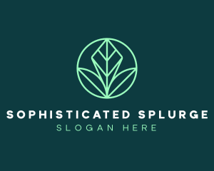 Green Leaf Landscape logo design