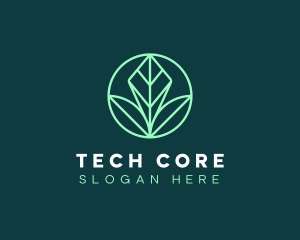 Green Leaf Landscape logo design