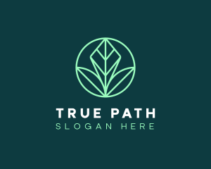 Green Leaf Landscape logo design