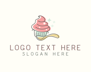 Spoon Cupcake Pastry logo