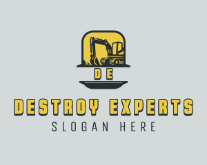 Industrial Excavation Construction logo design