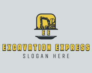 Industrial Excavation Construction logo design