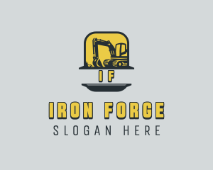 Industrial Excavation Construction logo design