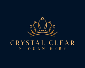 Premium Crown Jewelry logo design