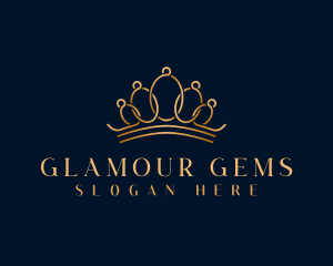 Premium Crown Jewelry logo design