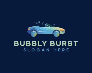 Bubble Car Cleaning logo design