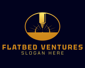 Laser Cutting Tool  logo design