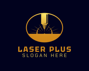 Laser Cutting Tool  logo design