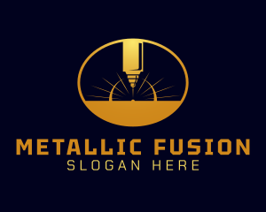 Laser Cutting Tool  logo design