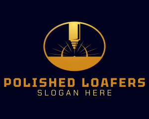 Laser Cutting Tool  logo design