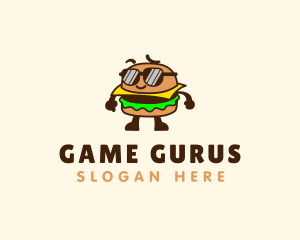 Sunglasses Burger Food logo