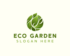 Leaf Eco Garden logo design