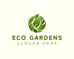 Leaf Eco Garden logo design