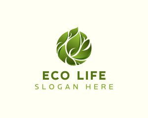 Leaf Eco Garden logo design