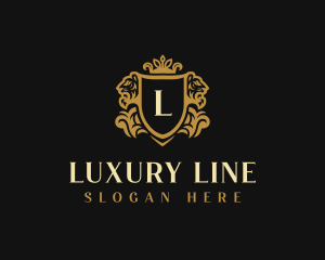 Luxury Shield Lion logo design