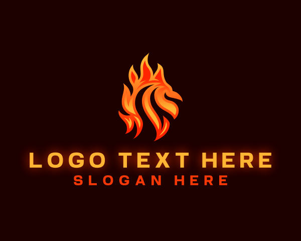 Fire logo example 2
