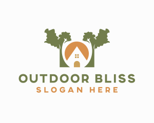 Tree House Cabin logo design