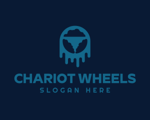 Steering Wheel Car Wash logo design