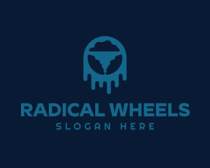 Steering Wheel Car Wash logo design