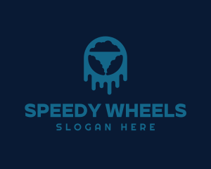 Steering Wheel Car Wash logo design