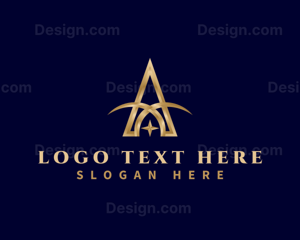 Premium Arch Letter A Logo