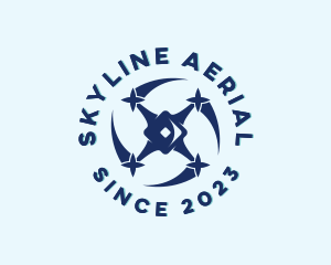 Aerial Drone Quadcopter logo