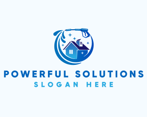 Pressure Washer House logo design