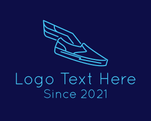 Winged Slip-On Sneaker  logo