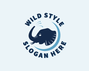 Elephant Wild Zoo logo design