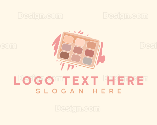 Salon Makeup Palette Eyeshadow Logo