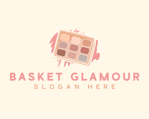 Salon Makeup Palette Eyeshadow logo design