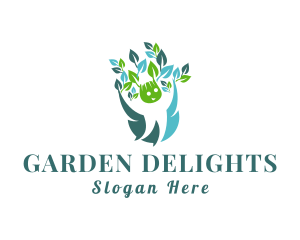 Human Plant Gardening logo design