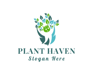 Human Plant Gardening logo design