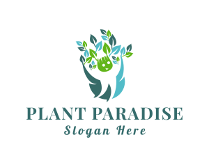 Human Plant Gardening logo design