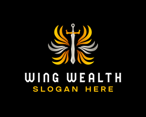 Guardian Wing Sword logo design