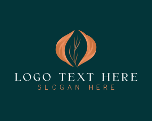 Luxury Botanical Leaf  logo