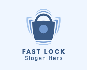 Security Lock Alarm logo design