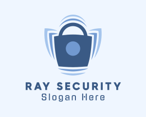 Security Lock Alarm logo design