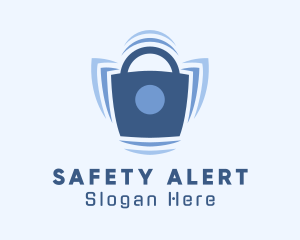 Security Lock Alarm logo design