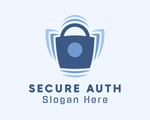 Security Lock Alarm logo design