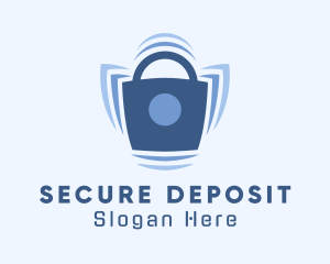 Security Lock Alarm logo design