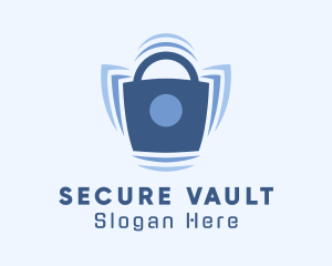 Security Lock Alarm logo design