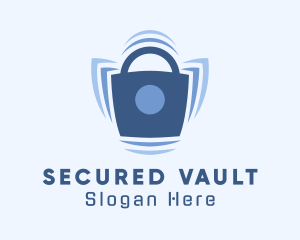 Security Lock Alarm logo design