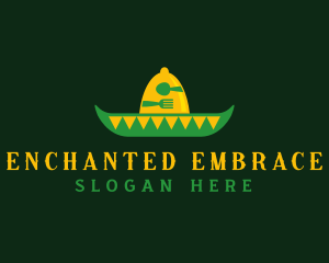 Mexican Restaurant Sombrero logo design